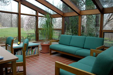 Deep Cut Gardens Library reading area