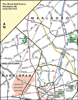 pine brook map