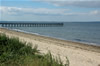 1988 Bayshore Waterfront Park acquired. This 227 acre scenic park is home to a 300-foot fishing pier, scenic views of New York City and the restored, historic Seabrook-Wilson House, now an Activity Center. The park is located on the beaches of Port Monmouth and sits adjacent to the Monmouth Cove Marina.