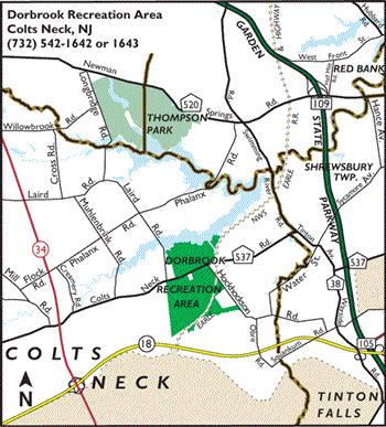 map to dorbrook recreation area