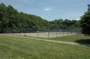 Photo of tennis courts at Homdel Park